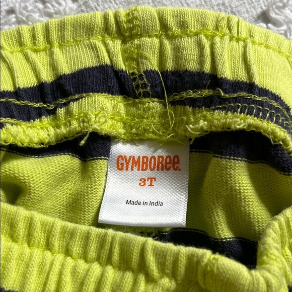 Gymboree Lime and Navy Athletic Shorts - Picture 2 of 2